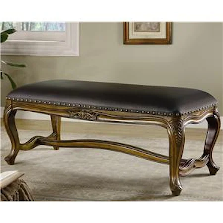 Traditional Upholstered Bench